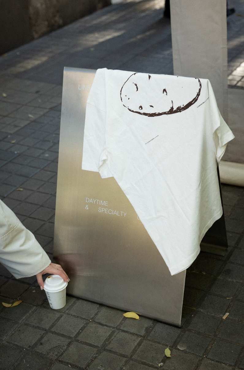 T shirt LA PAPA x Thinking Mu